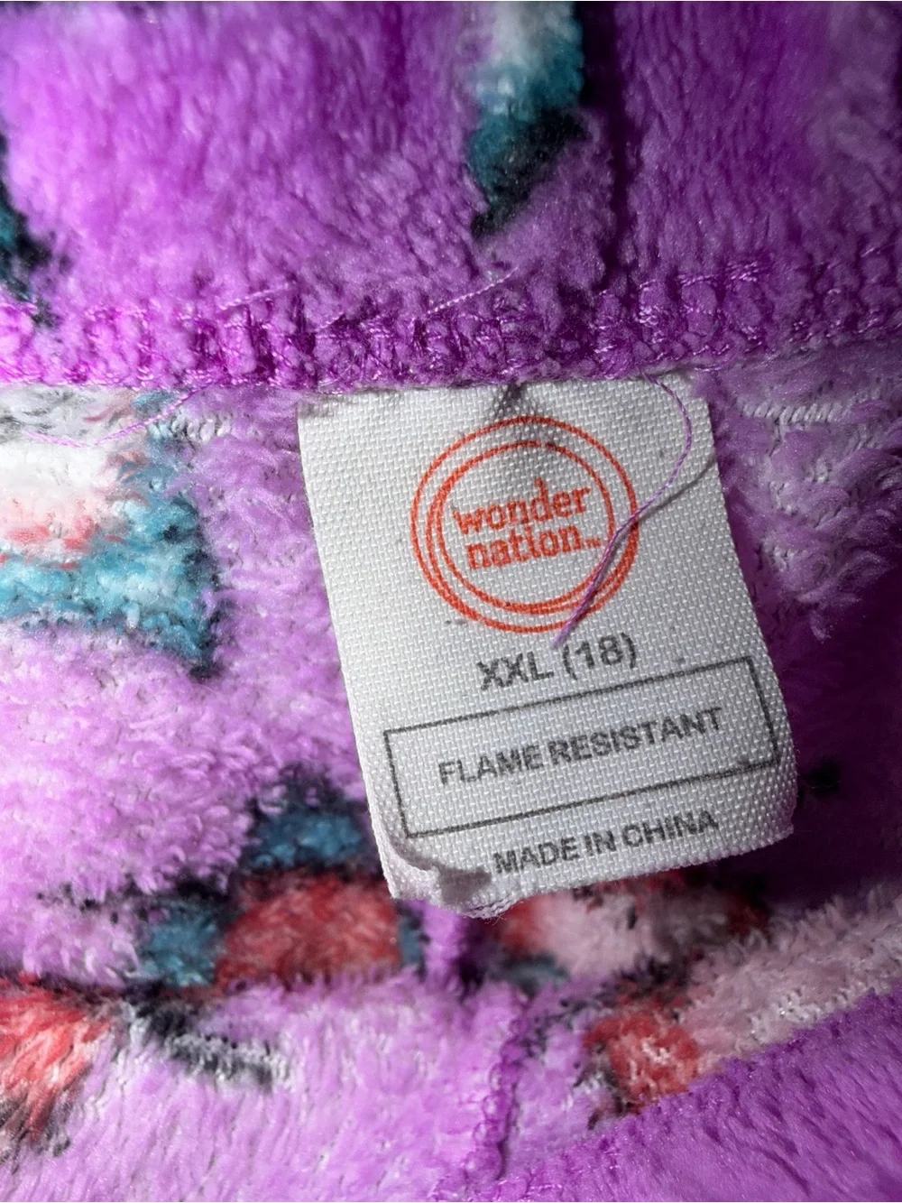 wonder nation Purple Owl Fleece Pants